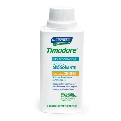 CICCARELLI dezodoruojantys milteliai su imbieru TIMODORE, 75g -  