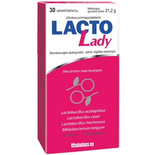 VITABALANS LACTO LADY, 30 tablečių -  