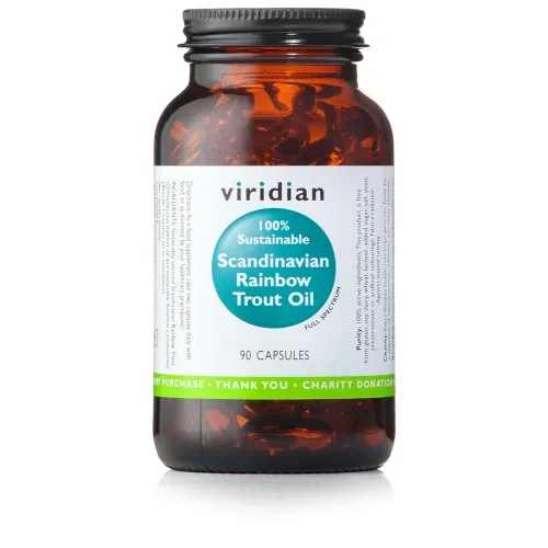 Product image of VIRIDIAN SCANDINAVIAN RAINBOW TROUT OIL, N90