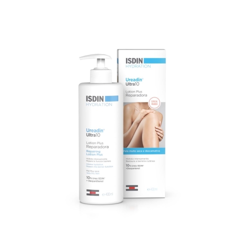 ISDIN drėkinamasis kūno losjonas su 10 % šlapalo UREADIN®, 400ml