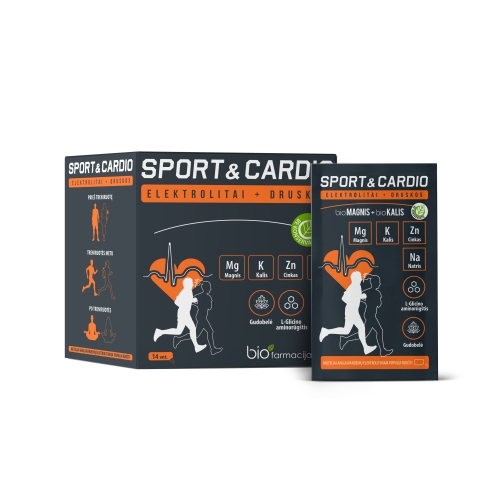 Product image of SPORT&CARDIO bioMagnis + bioKalis, milteliai, N14