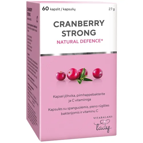 VITABALANS CRANBERRY STRONG kapsulės N60