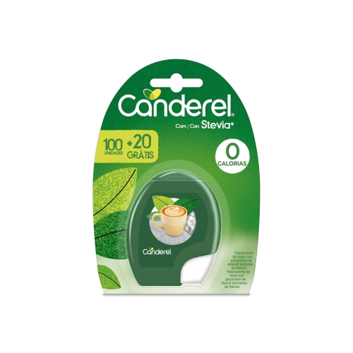 CANDEREL saldiklis GREEN STEVIA, 100+20 tablečių -  