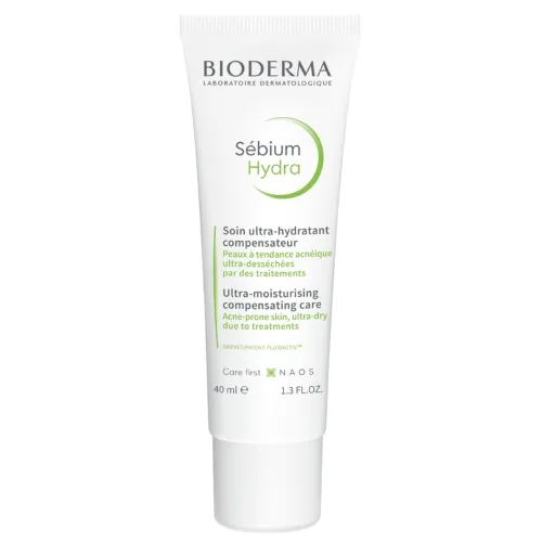 BIODERMA drėkinantis kremas riebiai ar mišriai odai SEBIUM HYDRA, 40ml