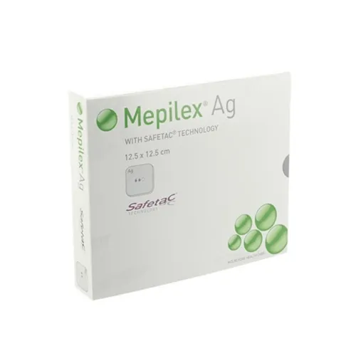 MEPILEX AG tvarstis 12,5 x 12,5cm, N5 -  