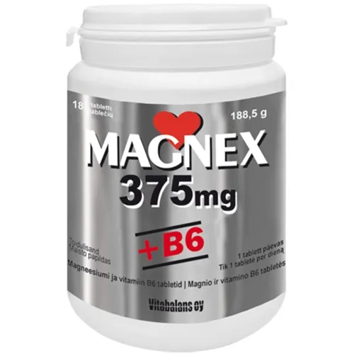 Product image of VITABALANS MAGNEX 375mg + B6, 180 tablečių