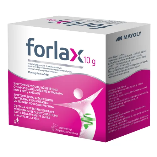 Product image of Forlax 10g milteliai geriamajam tirpalui ruošti N20