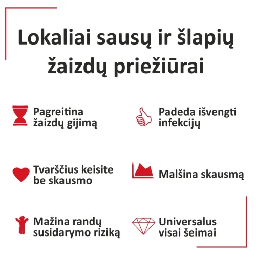 HELP4SKIN gelis žaizdoms, nuo 2 m., 20g -  5