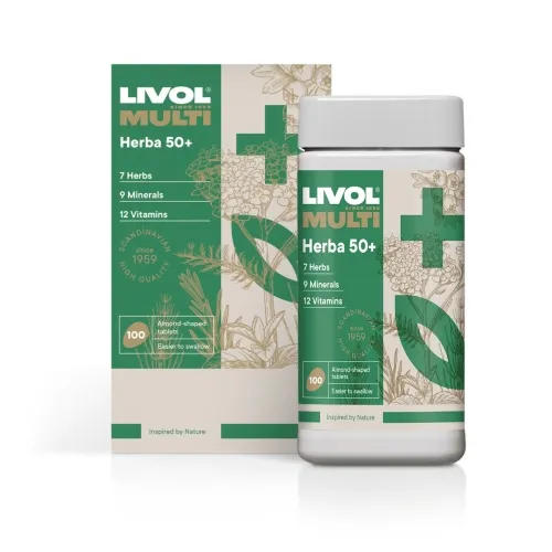 Product image of LIVOL MULTI vitaminai Herba 50+, 100 tabl.