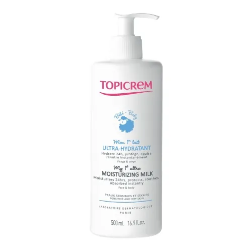 TOPICREM drėkinamasis losjonas nuo pirmų dienų BABY, 500ml -  1