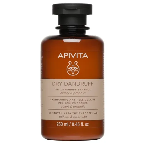 APIVITA šampūnas, esant sausoms pleiskanoms, 250ml