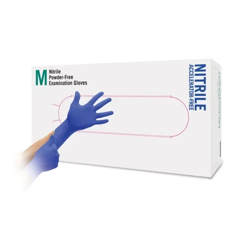 MICRO-TOUCH nesterilios pirštinės NITRILE ACCELERATOR-FREE, M, N100