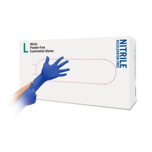 MICRO-TOUCH nesterilios pirštinės NITRILE ACCELERATOR-FREE, L, N100