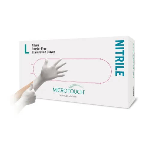 MICRO-TOUCH® nesterilios pirštinės MICRO-THIN™ WHITE NITRILE, L, N200 -  