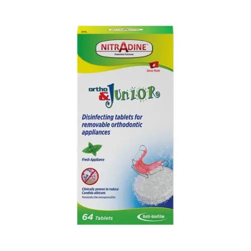 NITRADINE dezinfekuojančios tabletės ORTHO & JUNIOR, N64 -  