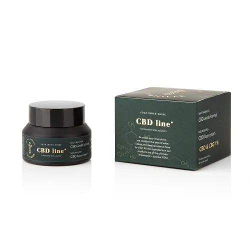 MANILLA maitinamasis CBD veido kremas CBD line, 30ml -  