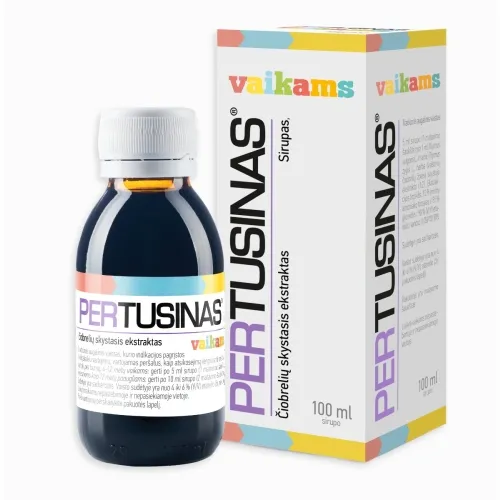 Pertusinas 1ml/5ml sirupas vaikams 100ml