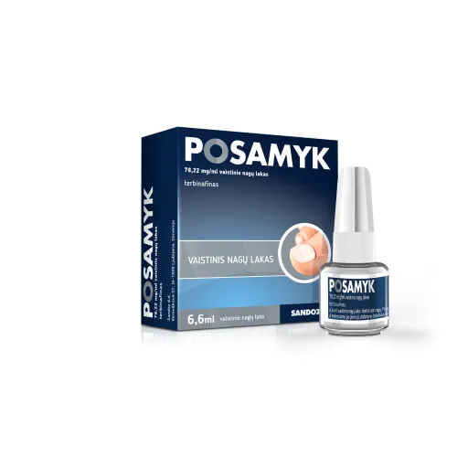 Posamyk 78,22mg/ml vaist.nag.lakas 6,6ml N1