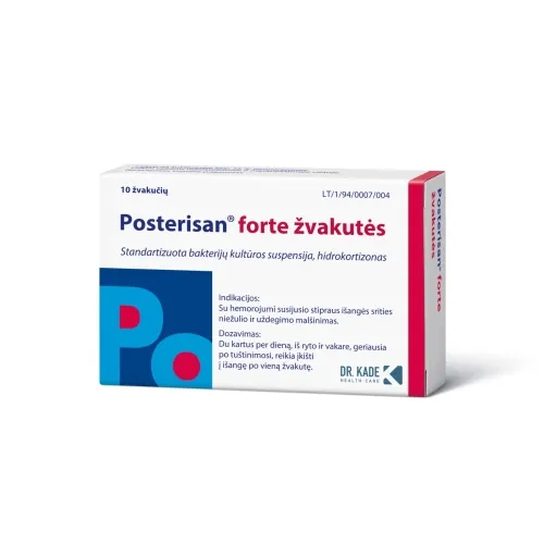 Posterisan forte žvakutės N10