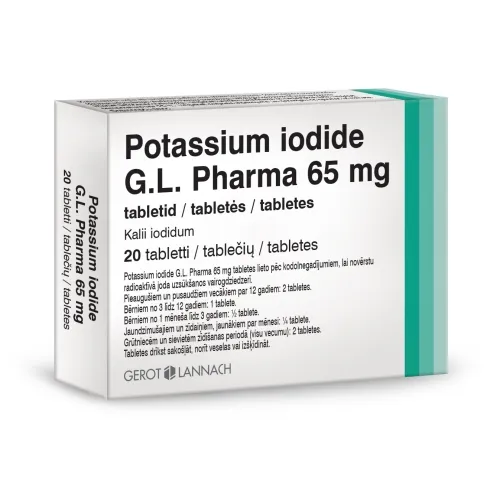 Potassium iodide G.L.Pharma 65mg tab. N20