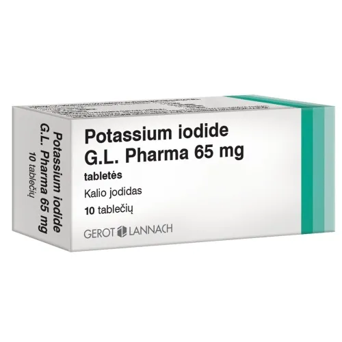 Potassium iodide G.L.Pharma 65mg tab. N10