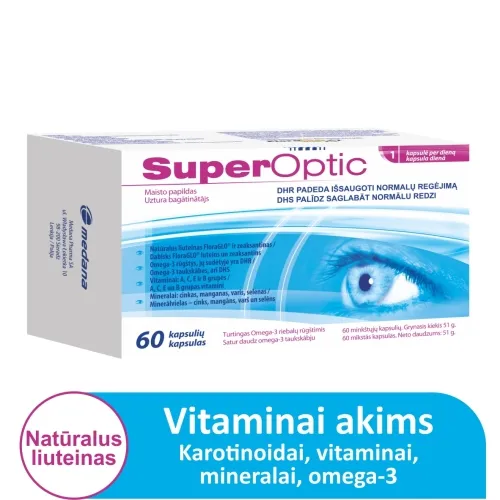 SUPEROPTIC vitaminai akims, N60