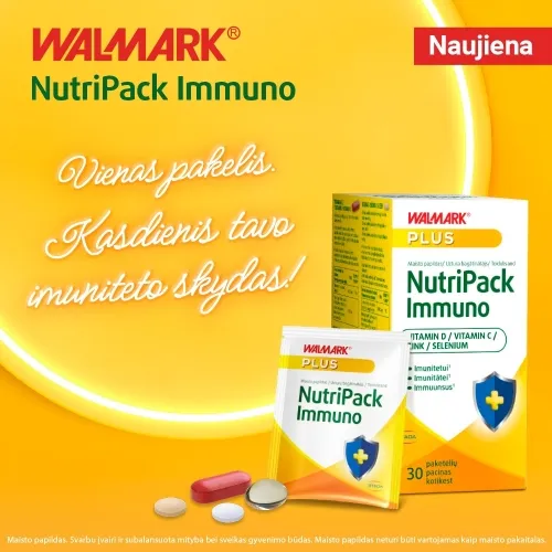 Walmark Nutripack Immuno (vitaminas C, D, selenas, cinkas), 30 pak. -  2