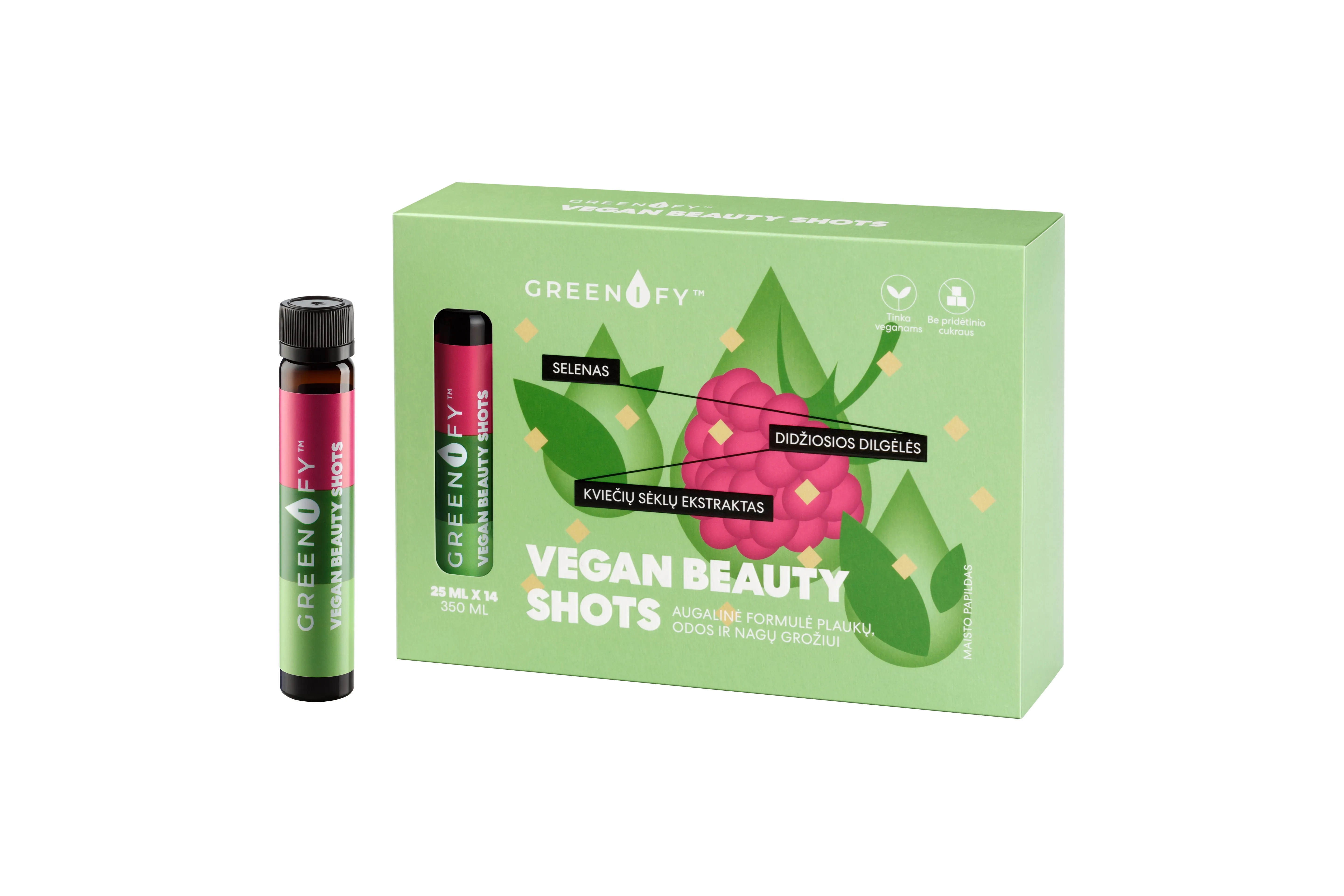 GREENIFY Vegan Beauty Shots, N14 x 25ml -  
