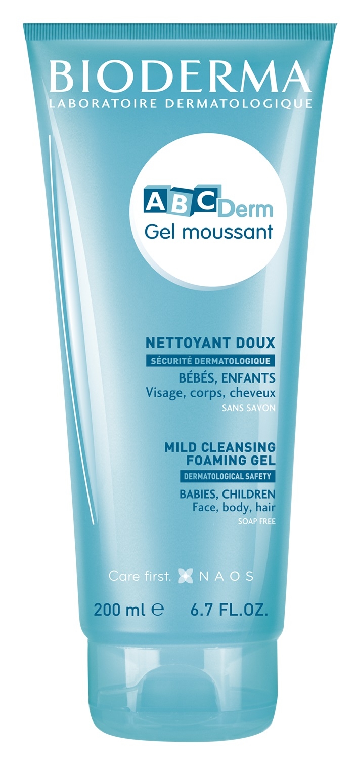 BIODERMA bemuilis prausiklis kūdikiams ir vaikams ABCDERM, 200ml -  