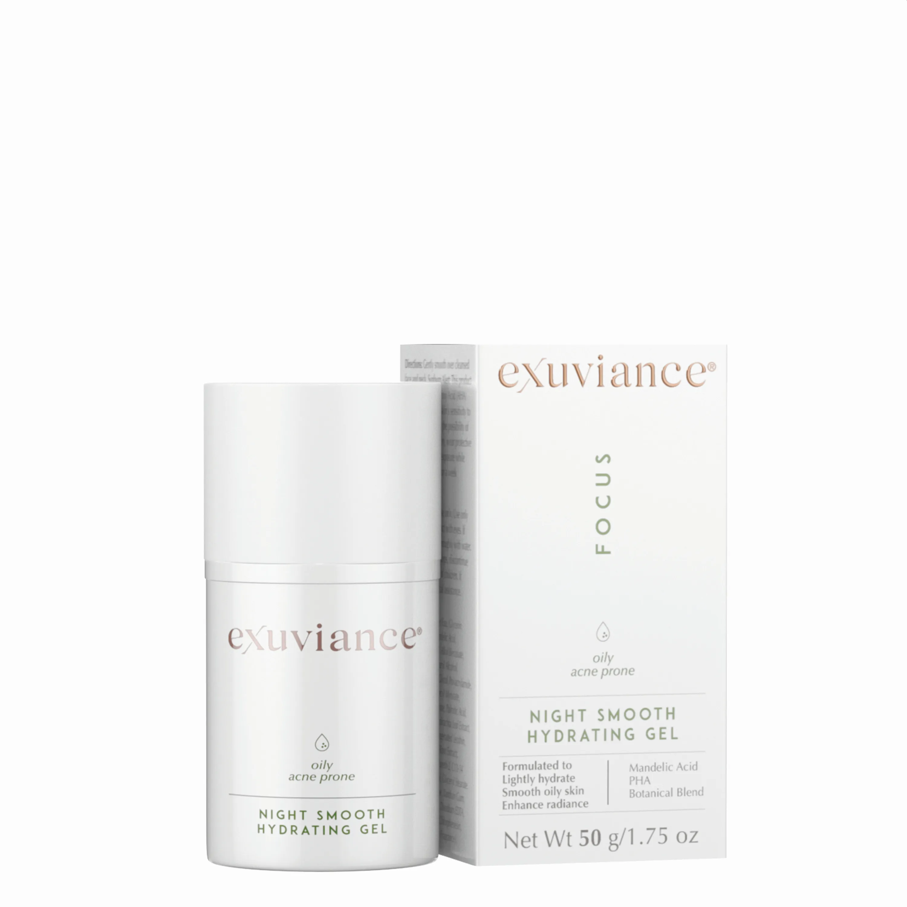 EXUVIANCE FOCUS naktinė drėkinamoji želė riebiai-mišriai odai 50g -  