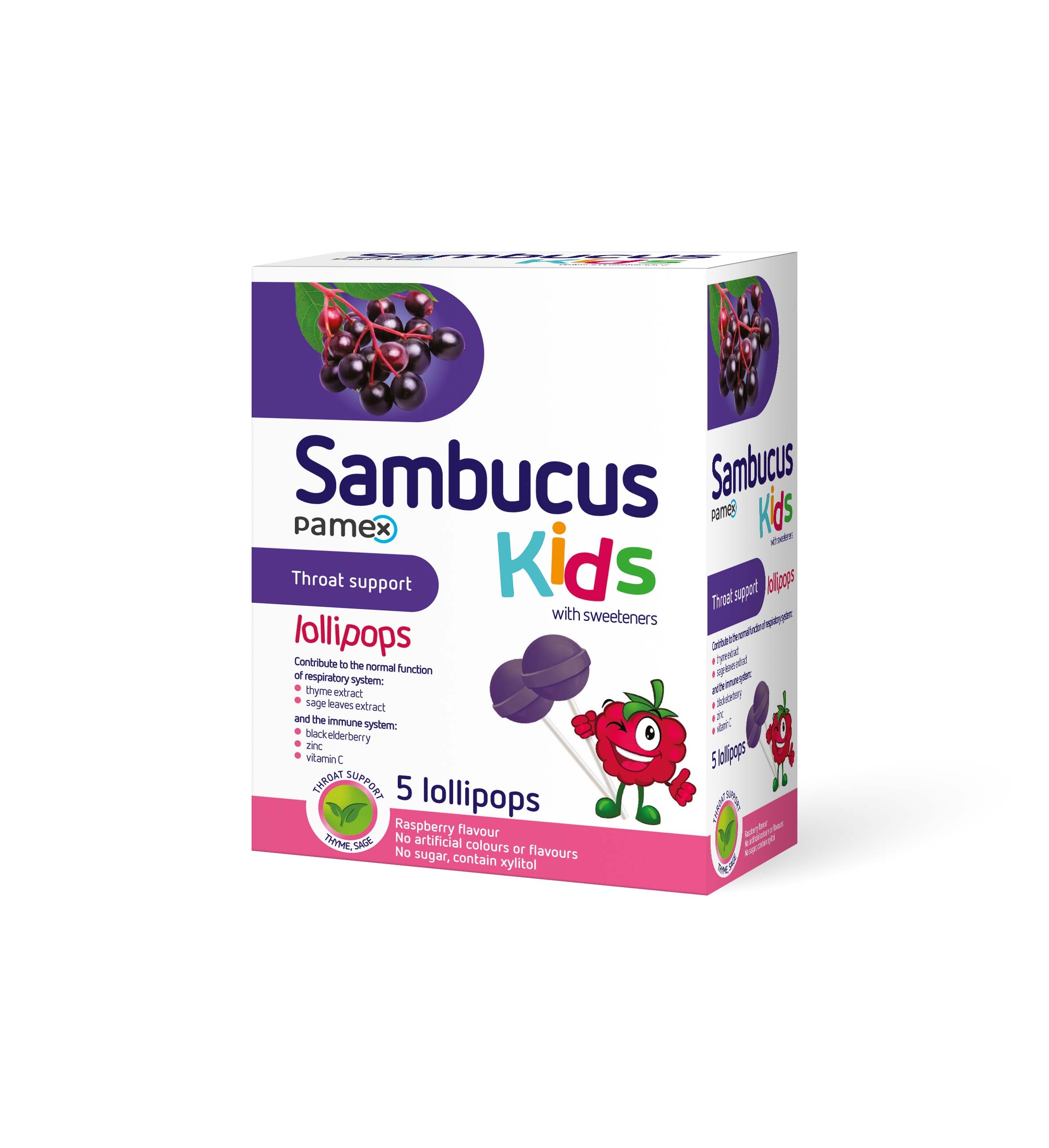 ledinukai su saldikliais SAMBUCUS KIDS, N5 -  