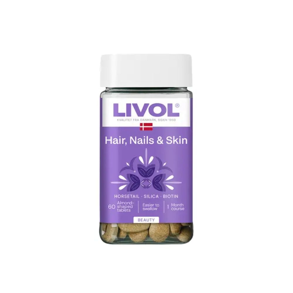 LIVOL maisto papildas HAIR, SKIN & NAILS, N60 -  