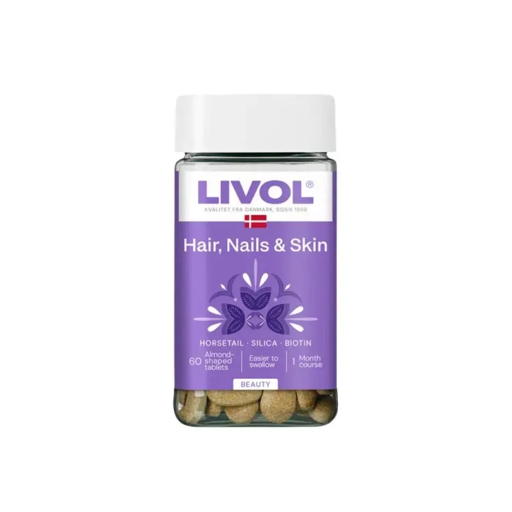 LIVOL maisto papildas HAIR, SKIN & NAILS, N60 -  