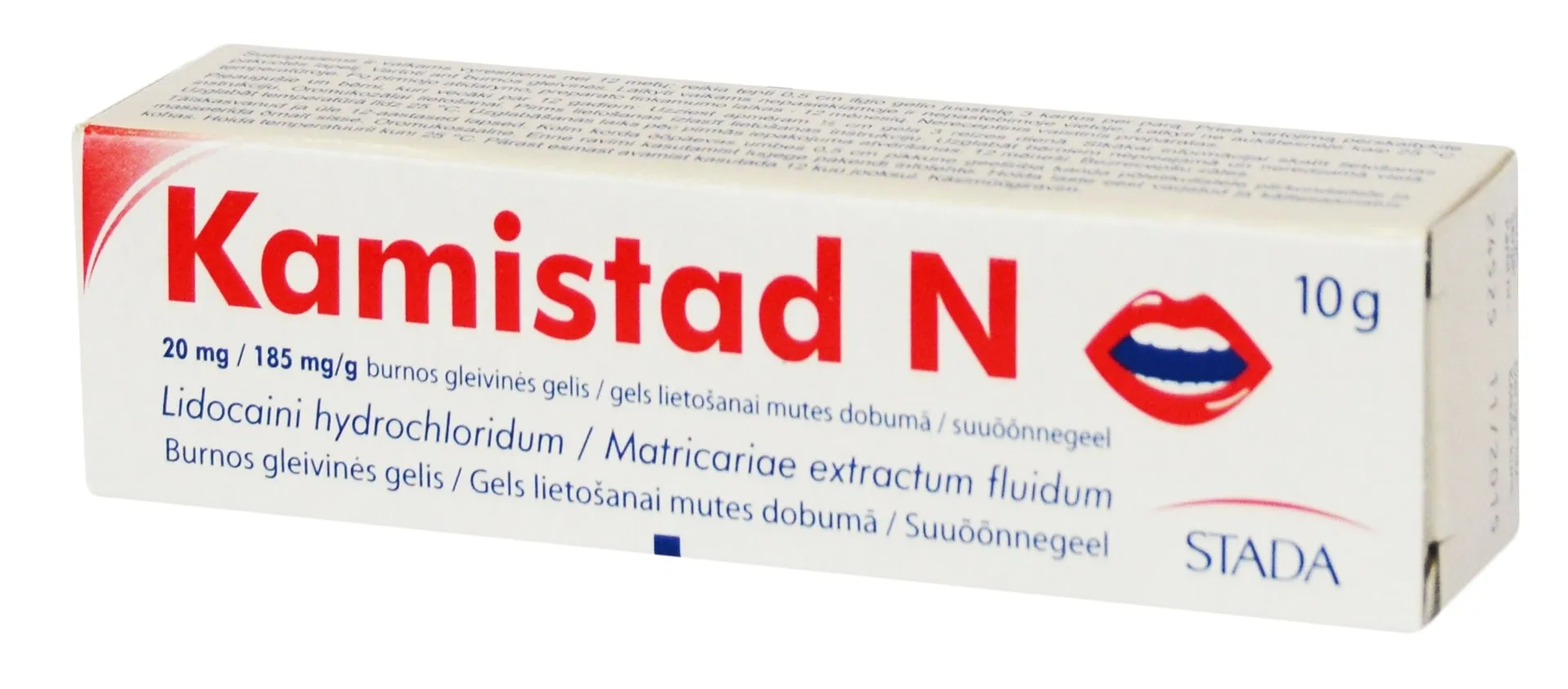 Kamistad N 20mg/185mg/g gelis 10g -  