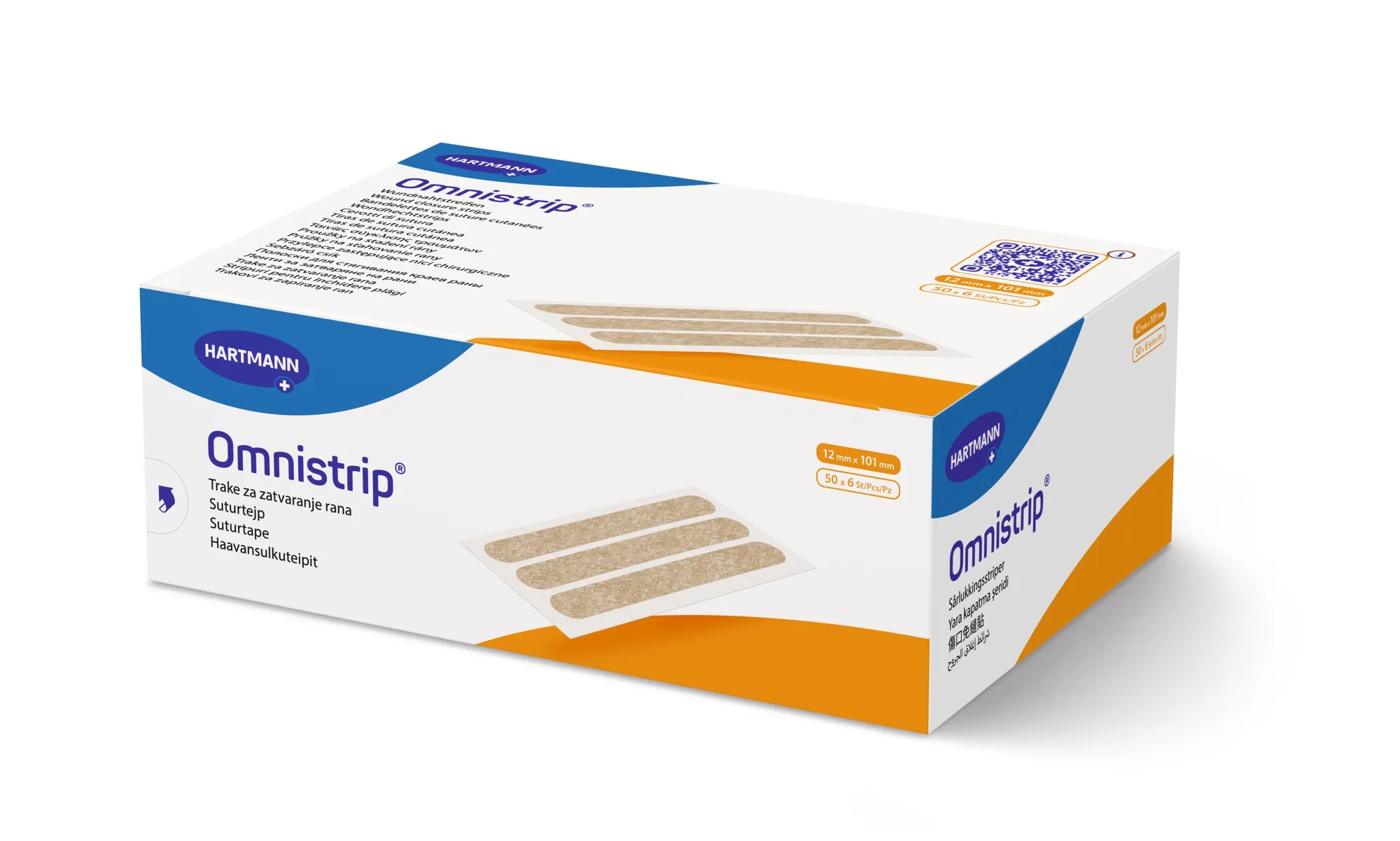 Omnistrip žaizdą užverianti juostelė, 12 x 101 mm, 6 vnt. -  