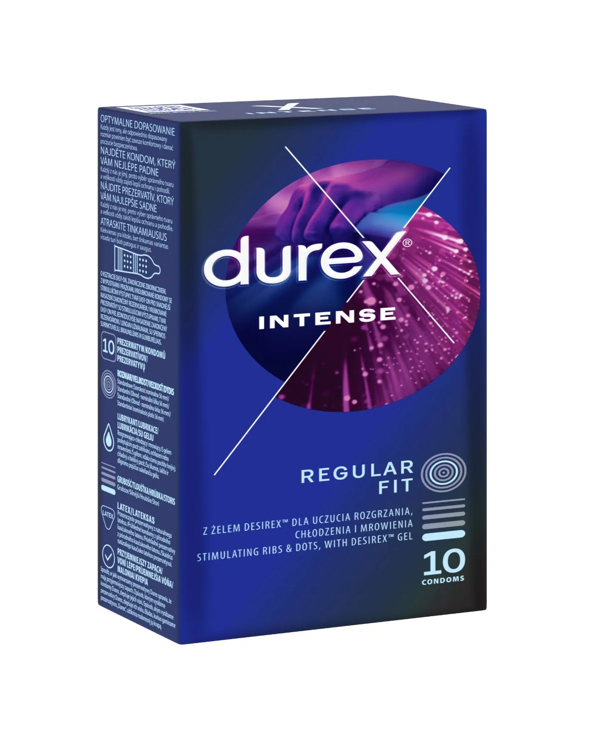 DUREX Intense stimuliuojamieji prezervatyvai N10 -  
