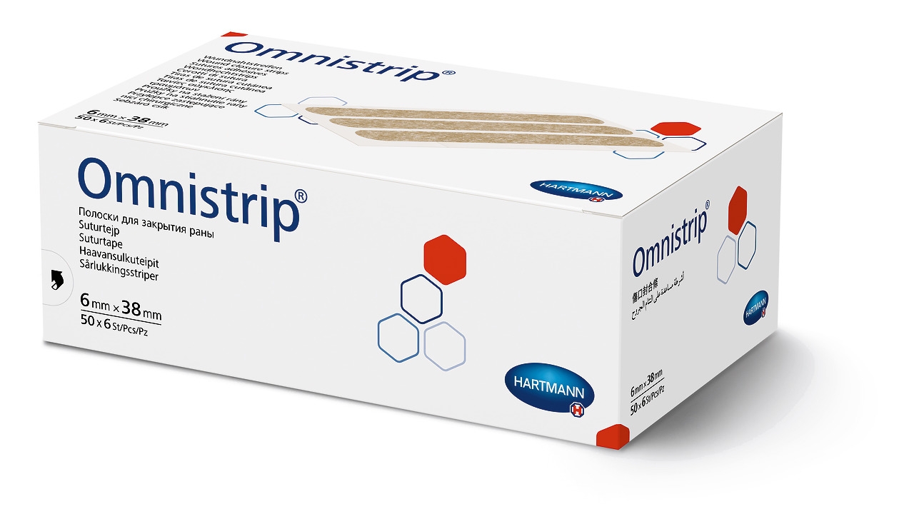 Omnistrip žaizdą užverianti juostelė, 6 x 38 mm, 6 vnt. -  