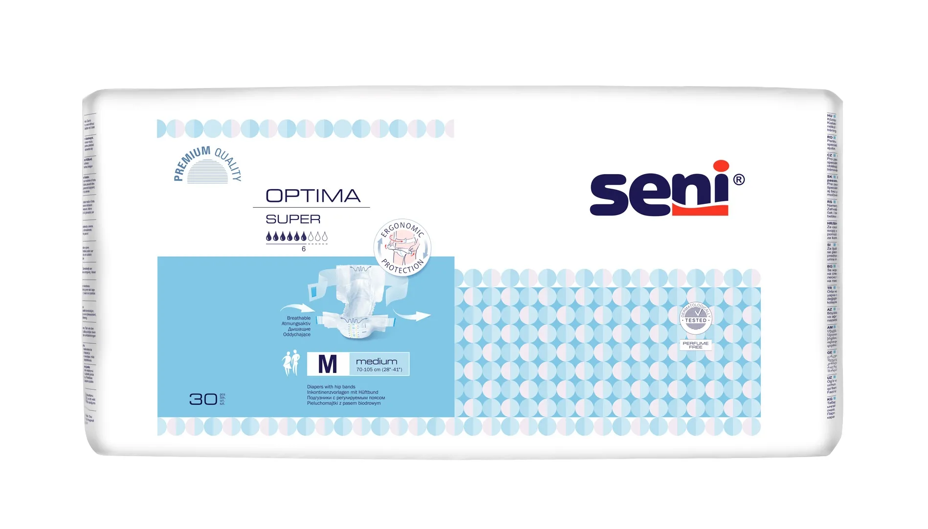 SENI Optima Super M (premium) juos.-sausk. suaug. N30 -  2