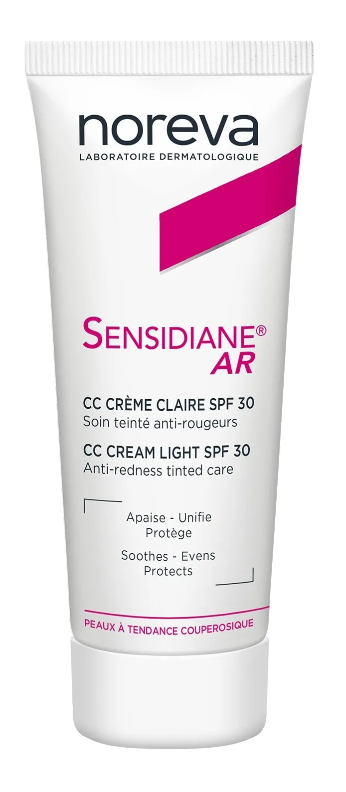 NOREVA veido raudonį mažinantis toninis CC kremas SENSIDIANE AR SPF30 -  