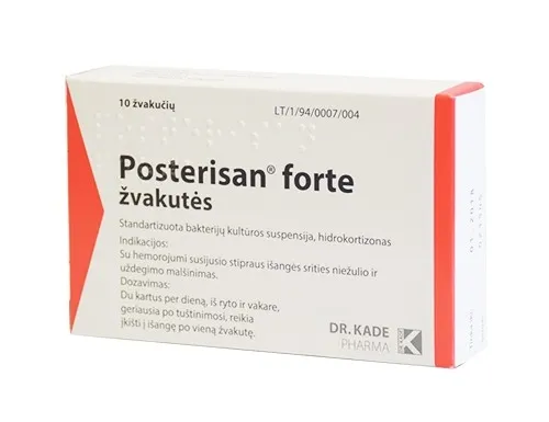 Posterisan forte žvakutės N10 -  2