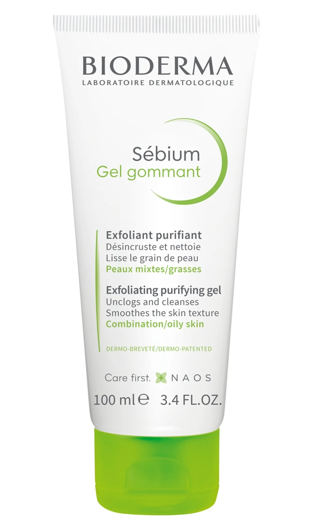 BIODERMA šveitiklis riebiai mišriai odai SÉBIUM GEL GOMMANT, 100ml -  
