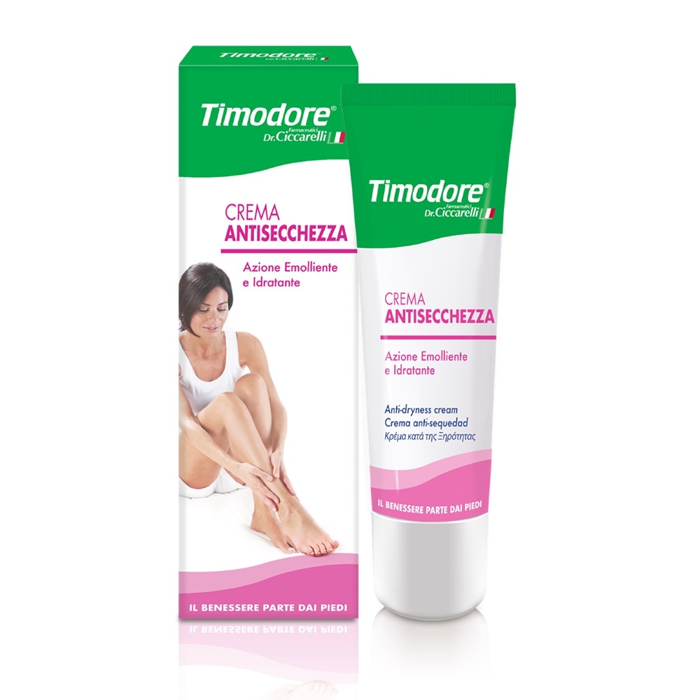 TIMODORE išsausėjusių pėdų kremas, 50ml -  