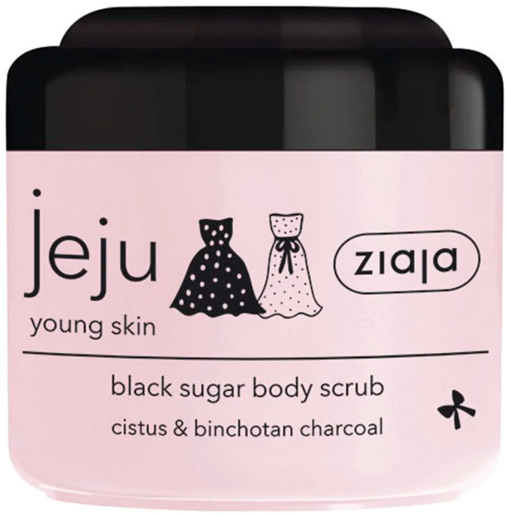 ZIAJA Jeju juodasis cukraus kūno šveitiklis, 200ml -  
