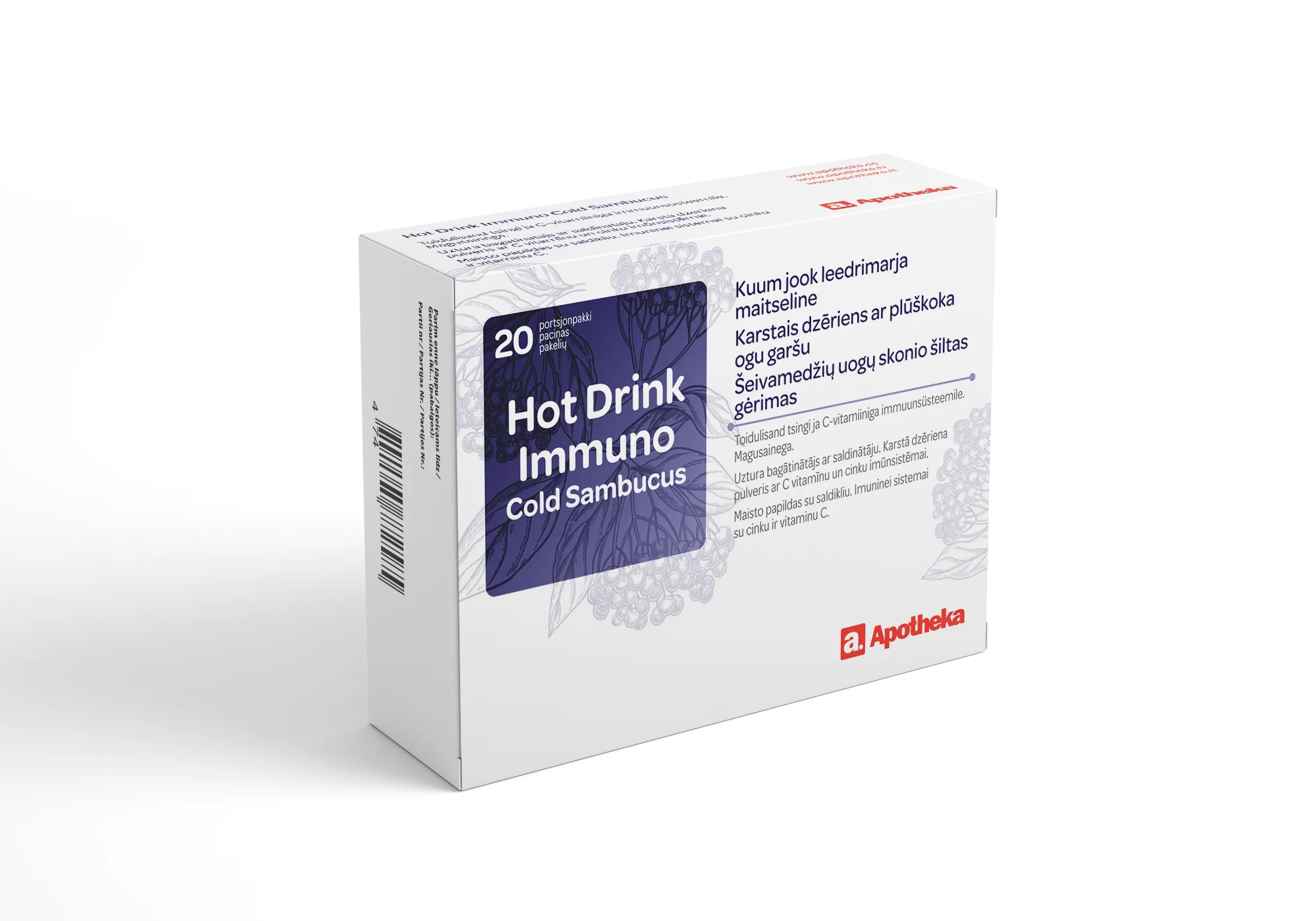 APOTHEKA Immuno Sambucus HOT DRINK, N20 -  