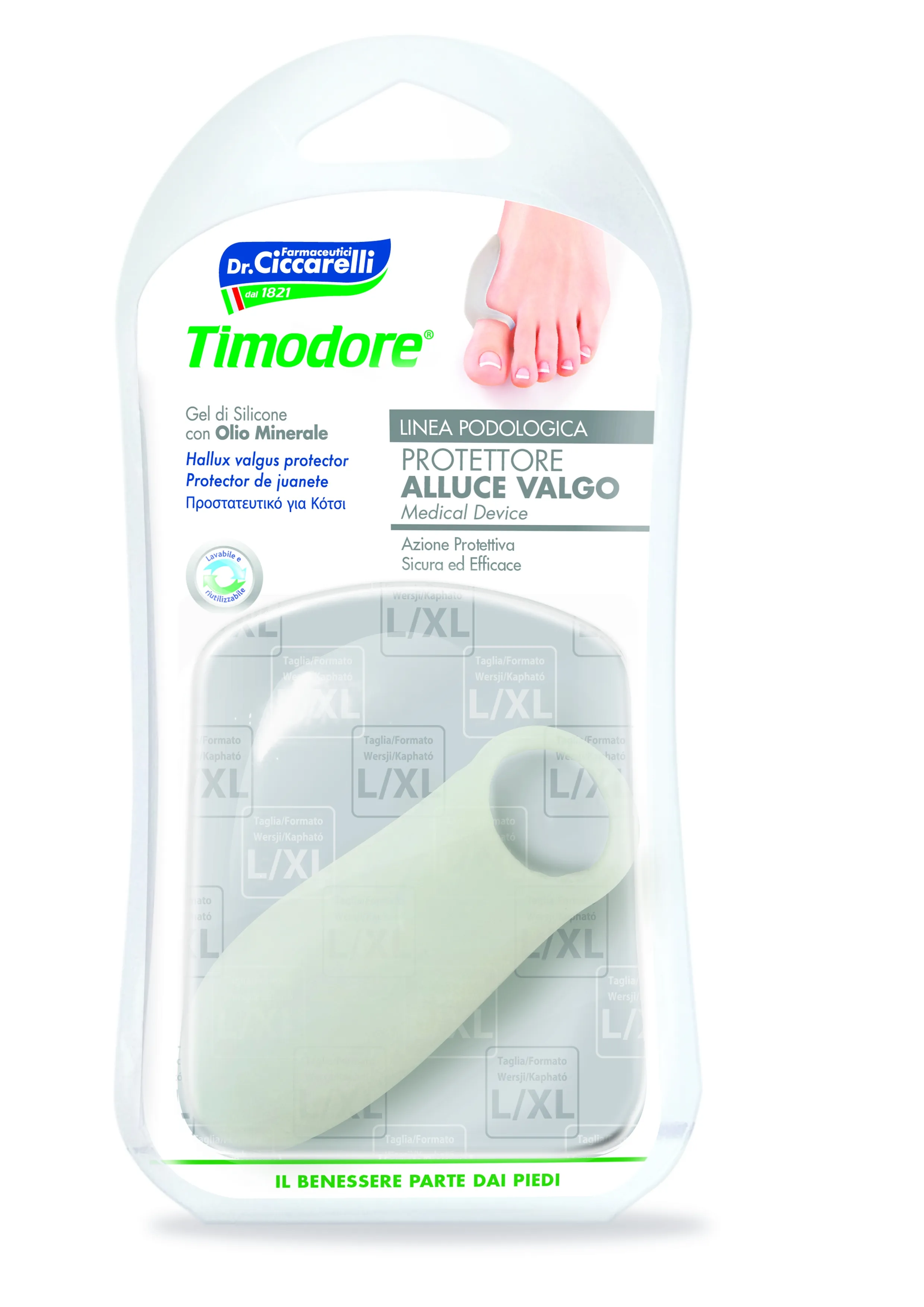 TIMODORE silikoninė sąnario apsauga HALLUX VALGUS PROTECTOR, S/M, N1 -  