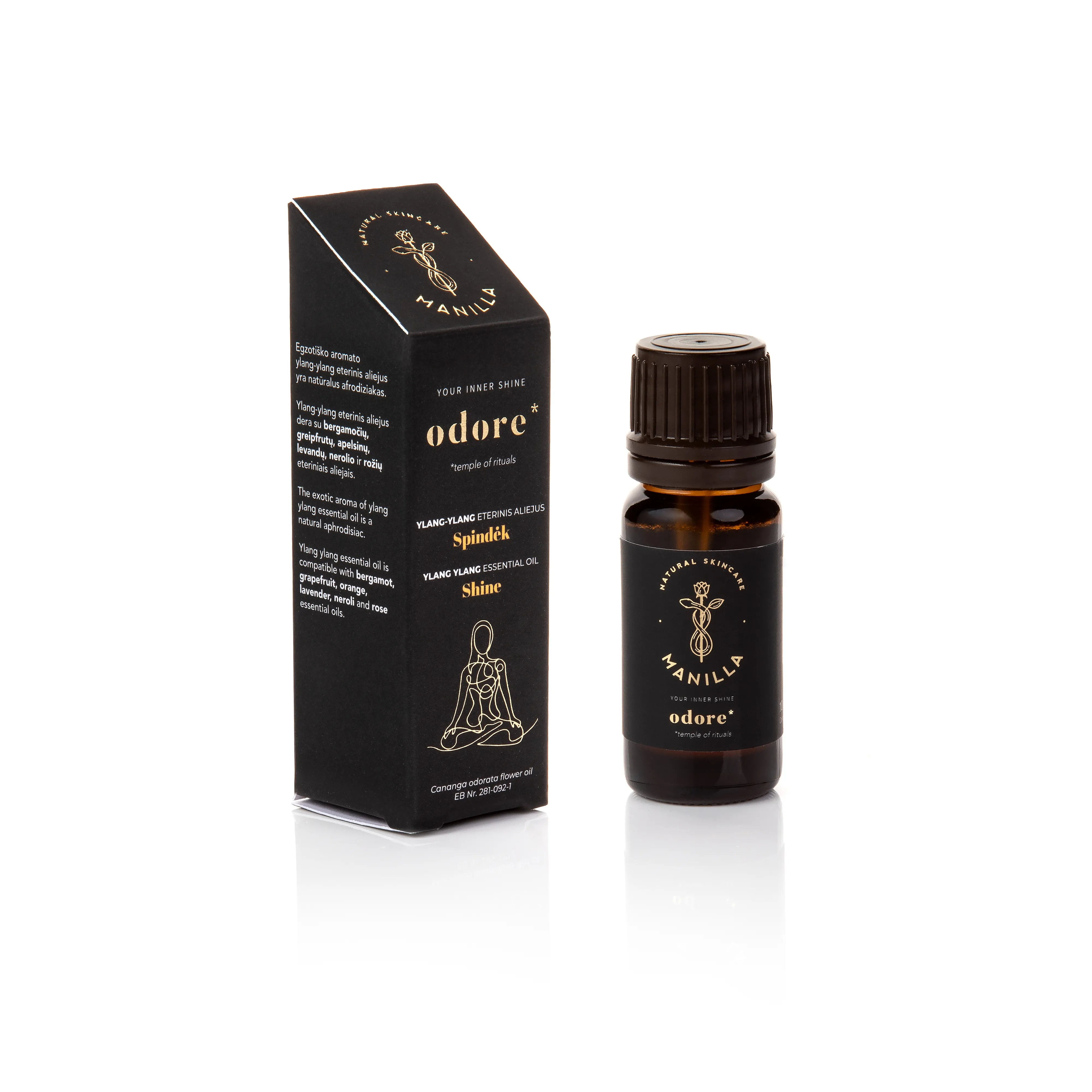 MANILLA natūralus eterinis aliejus YLANG YLANG SPINDĖK ODORE, 10ml -  