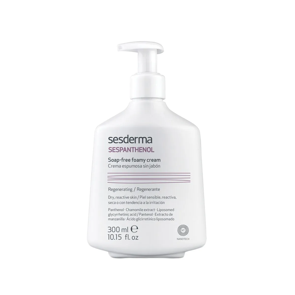 SESDERMA bemuilis putojantis prausiklis SESPANTHENOL, 300ml -  