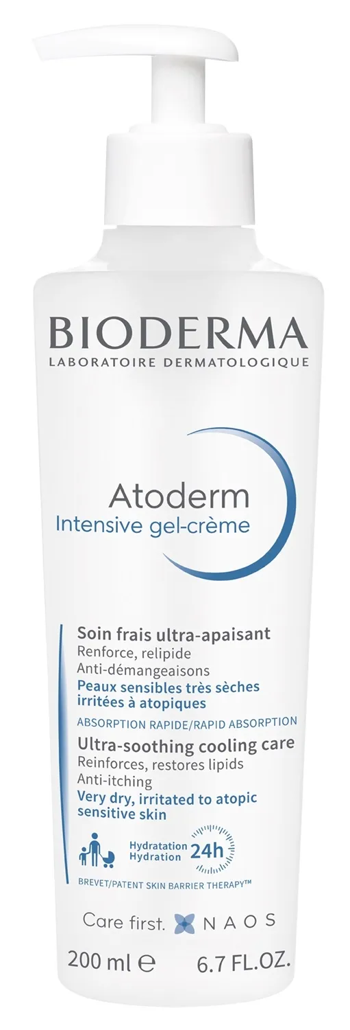 BIODERMA gelis-kremas sausai atopiškai odai ATODERM INTENSIVE, 200ml -  