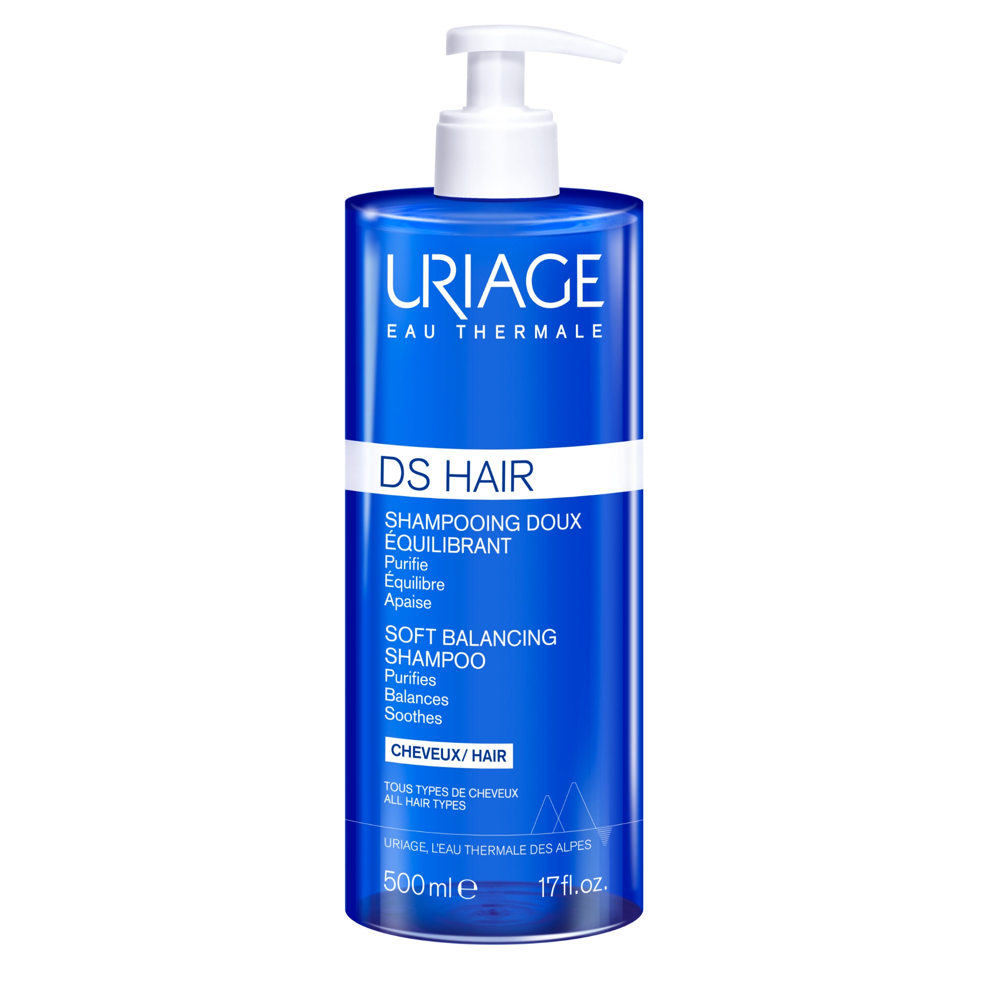 URIAGE švelnus balansuojamasis šampūnas D.S., 500ml -  
