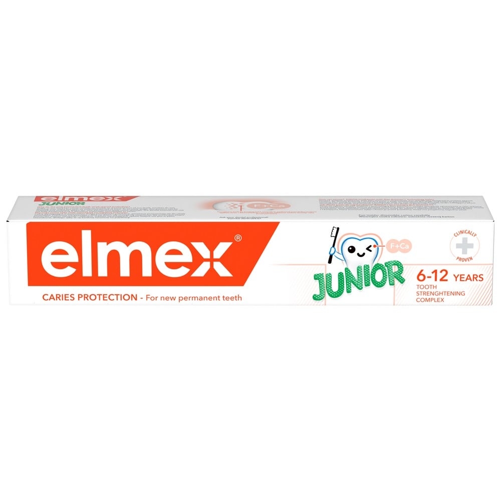 ELMEX dantų pasta 6-12 metų vaikams JUNIOR, 75ml -  